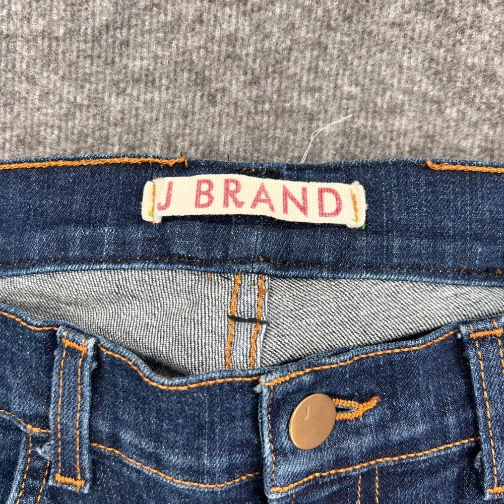 J Brand Casual daywear Indigo Dark Wash Skinny Jeans Womens Mid Rise Denim Pants